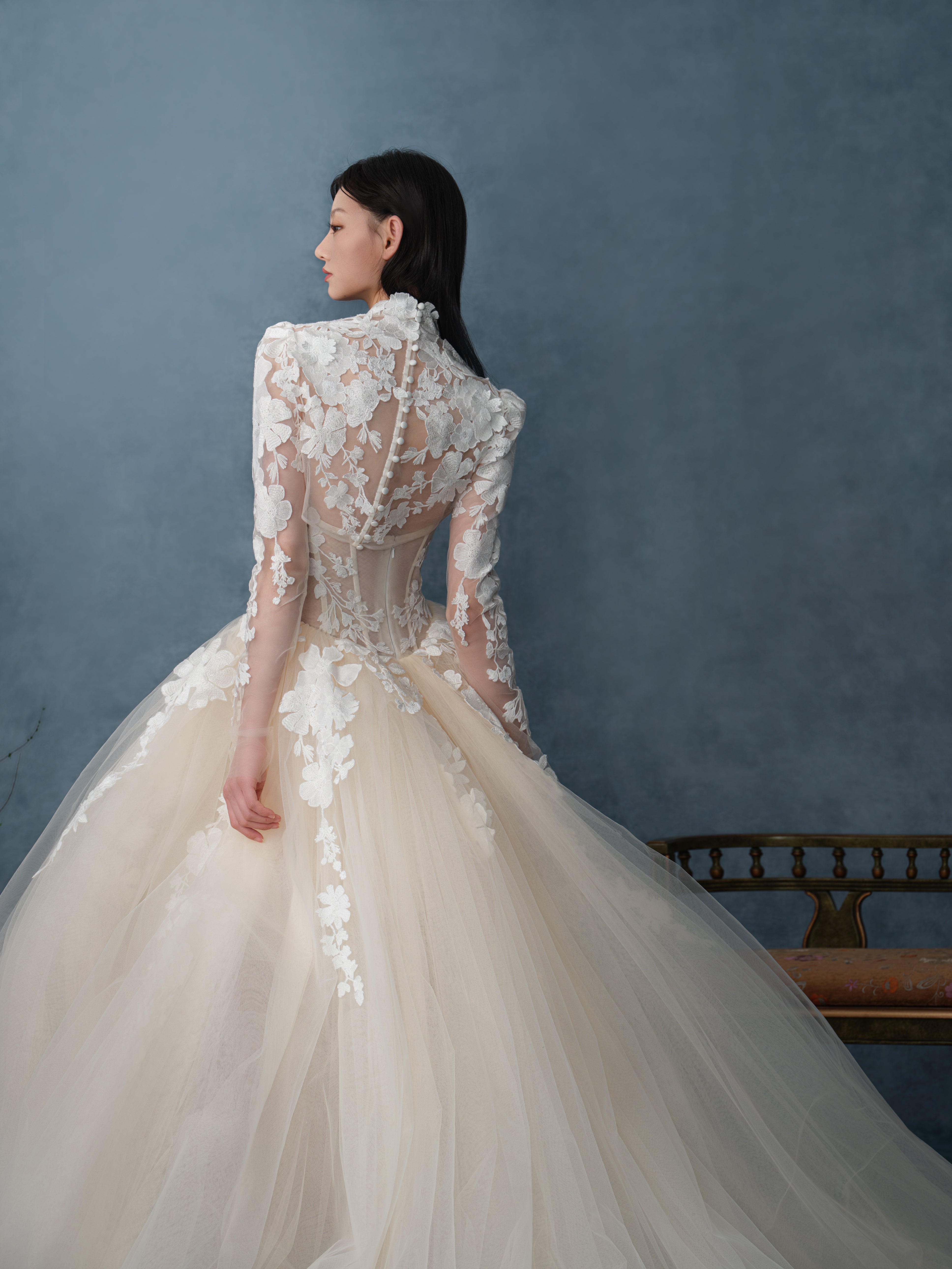 月照花影 flower shadow in moonlight